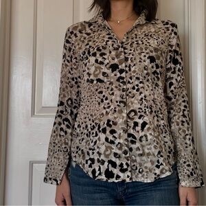 Cloth & Stone Print Women's Button down